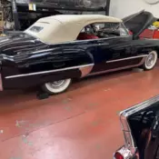 1949 Cadillac 62 Convertible Black RED LEATHER