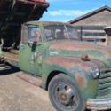 1949 Chevy 5 window truck 6400 flat bed dump
