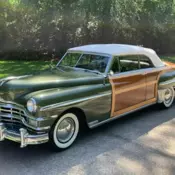 1949 Chrysler Town and Country convertible -Restored Woody , Stunning!