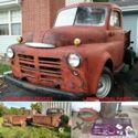 1949 Dodge B1C 3/4 Ton B-Series Pilothouse Truck I6 Flathead w/ Two Parts Trucks