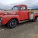 1949 FORD F3 1-TON STEPSIDE PICKUP TRUCK: FLATHEAD V8 RUNS NICE!  F1 F2 F100