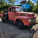1949 Ford F3 Pickup Red RWD Manual F3
