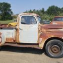 1949 FORD PICKUP  F 3 LONG BOX 1960S CHEVY MOTOR