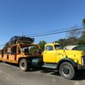 1949 GMC 640 Semi Truck Cummins 12V Eaton 6 speed WITH 1950s 4 Car Hauler RARE!!