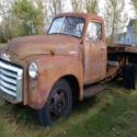 1949 GMC Flatbed Truck  Red  Flathead 6