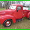 1949 International Pickup Truck Rebuilt 214 Green Diamond Flat 6 4-Speed 2WD