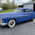 1949 Lincoln Baby 9L74 7876 V8 Manual Blue 4dr Car Sedan