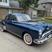 1949 Oldsmobile 76 Coupe Blue