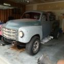 1949 Studebaker R5 Truck on 4WD Chevy drivetrain.