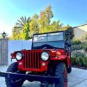 1949 Willys CJ-2A Wagon Red 4WD Manual