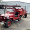 1949 Willys CJ3A Fire Engine Jeep. Boyer Conversion. Very Original / Barn Find.