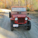 1949 Willys Jeep CJ-3A - Survivor  (solid driver, overdrive)