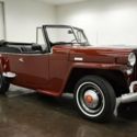 1949 Willys Jeepster  2178 Miles Maroon SUV Flathead 4 3 Speed Manual