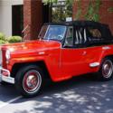 1949 WILLYS JEEPSTER RED 0 Miles RED  4 CYL Manual