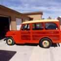 1949 Willys Wagon and custom Tear Drop trailer