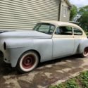 1950 2dr fast back, straight 8 with 3spd manual trans.