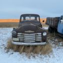 1950 Chevrolet 3100 Pickup Orange RWD Manual chrome