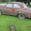 1950 Chevy Deluxe Stylelin3 2 door 3 sped  216 WITH TITLE none running RAT ROD