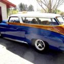 1950 CHEVY NOMAD WOODY CUSTOM. TOTALLY UNIQUE CUSTOM. RED OAK TAMBOUR INTERIOR