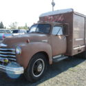 1950 COORS Beer delivery . 4 slide up doors . 6 cylinder ,4 speed . 2 speed rear
