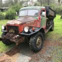 1950 Dodge Power Wagon with Gar Wood Dump Bed