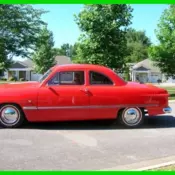 1950 Ford Club Chevrolet LS-1 3 Speed Coupe Lokar Shifter