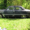 1950  FORD   CUSTOM  2   DR  BLACK   NEEDS  RESTORING