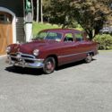 1950 Ford Custom Sedan Red RWD Manual custom