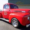 1950 Ford F-100  9999 Miles Red Pickup Truck V8 5.7L Automatic