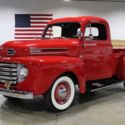 1950 Ford F1  12678 Miles Red Pickup Truck 337 V8 3 Speed Manual