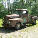 1950 ford f1       barn find   western truck  rat rod