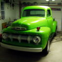 1950 Ford F1 Custom Pickup Rebuilt 428 engine Automatic Lime green