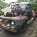 1950 FORD F2 RAT HOT ROD PICKUP FLATHEAD V8 4 SPEED STICK RUNS RARE LOOK NY
