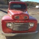 1950 Ford Red F1 Pickup Truck Very Nice Vehicle Check The Pictures