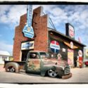 1950 GMC 5 Window bagged rat rod Corvette Shop Truck Patina Air Ride 3100 ratrod