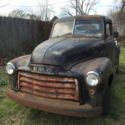 1950 GMC pickup 5 window patina rat rod, like 1947-1953 chevy 3100