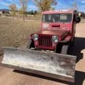 1950 Jeep CJ 3A Convertible Red 4WD Manual CJ-3A