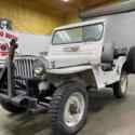 1950 Jeep CJ2A White 4WD Manual