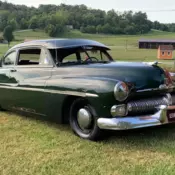1950 Mercury Eight Sedan Green