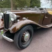 1950 MG TD Brown