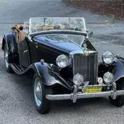 1950 MG TD  Green  manual 25,168 Miles