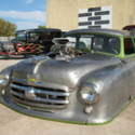 1950 NASH CUSTOM AIRIDE BLOWN RAW METAL STREETROD HOTROD RATROD, MAGAZINE CAR