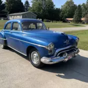 1950 Oldsmobile 88 Sedan Blue