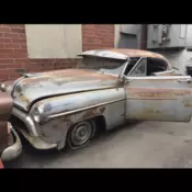 1950 Oldsmobile 98 Coupe Grey Futuramic holiday