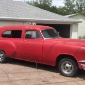 1950 Pontiac Sedan Delivery and 1953 Pontiac Chieftain (parts car)