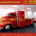 1950 Red Ford F-350 with  7.3 power stroke Diesel-Driven only 300 miles on build