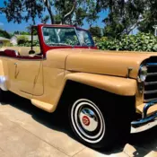 1950 Willys Jeepster 1950 WILLYS JEEPSTER 3K MILES ON THE MOTOR