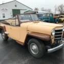 1950 Willys Jeepster 2 WD,Tan Convertible, TRI POWER, V8, Manual 3-Speed, Jeep