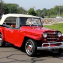 1950 WILLYS JEEPSTER  3220 Miles RED CONVERTIBLE 134 CUBIC INCH Manual
