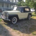 1950 Willys Jeepster Convertible 6 cyl L-161 lightning Daily Driver Low Reserve!